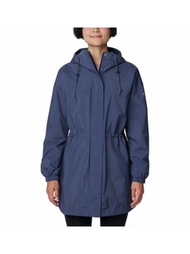 Naujiena! Columbia moteriška lietaus striukė Splash Side™ Waterproof Jacket. Spalva tamsiai mėlyna